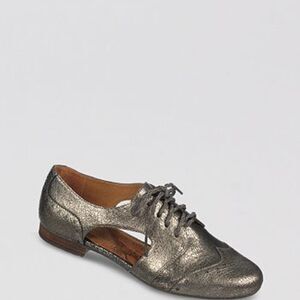 Naya Tahlia Bronze‎ Leather Cutaway Oxfords Sz. 8